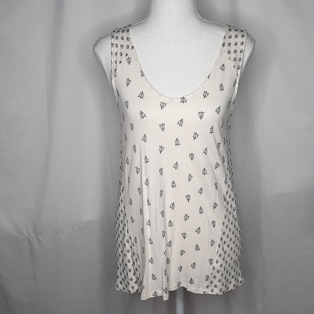 Old Navy Sleeveless Scoopneck Tunic Keyhole Back With Tie Sm